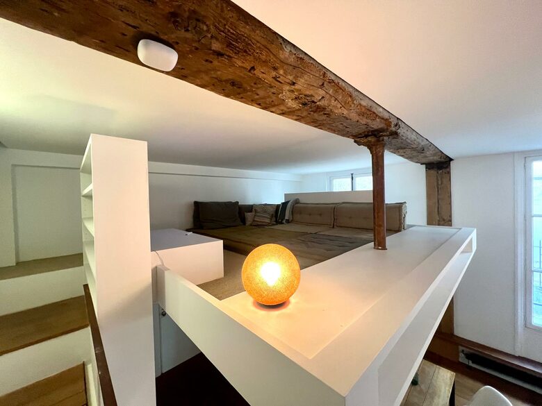 A Refined Marais Retreat with Mezzanine Charm - Paris, France