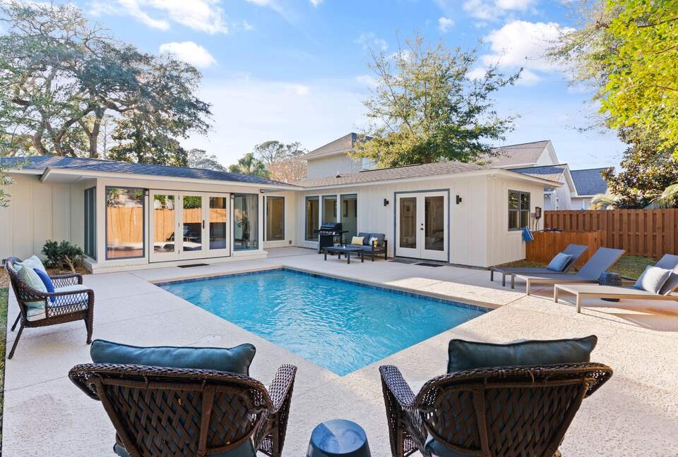 St. Simons Island Home with Private Pool - St. Simmons, Georgia