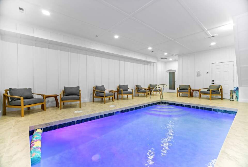 Luxury Cabin Near Pigeon Forge with Indoor Pool, Sports Court & Theater - Sevierville, Tennessee