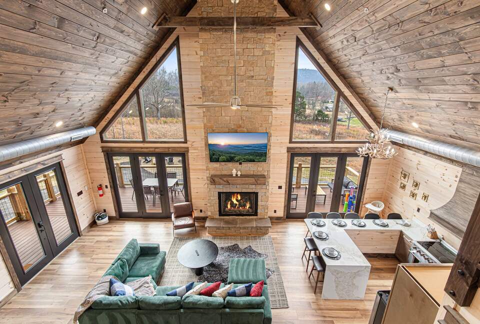 Luxury Group Cabin Near Pigeon Forge with Indoor Pool & Theater - Sevierville, Tennessee