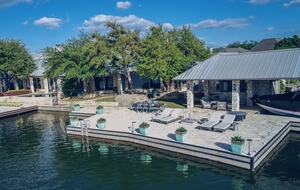 Waterfront Luxury on Lake LBJ | Dock, Outdoor Kitchen & Sunset Views - Horseshoe Bay, Texas