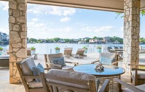 Waterfront Luxury on Lake LBJ | Dock, Outdoor Kitchen & Sunset Views - Horseshoe Bay, Texas