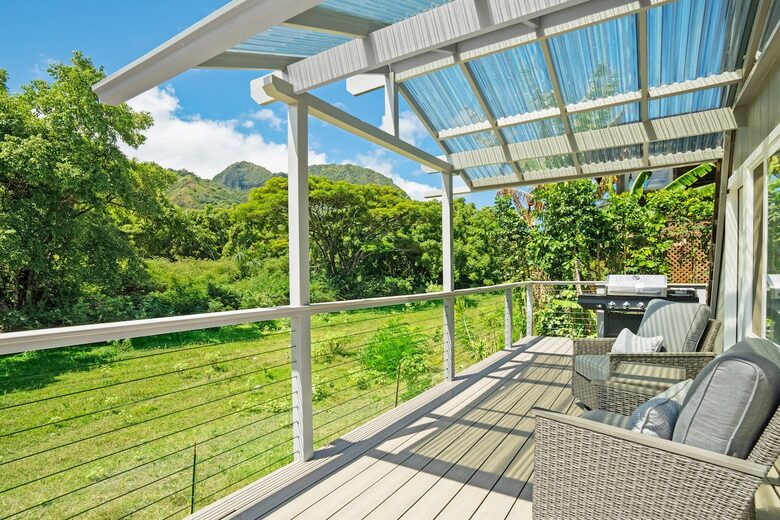 Modern A-Frame with Mountain Views in Hāʻena - Hanalei, Hawaii