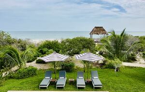 Sunset Shores Villa with Pool, Palapa & Oceanfront Views - Hunucmá, Mexico