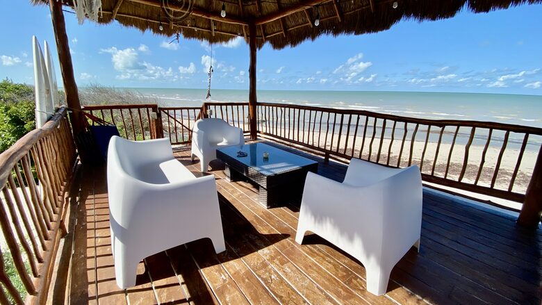 Sunset Shores Villa with Pool, Palapa & Oceanfront Views - Hunucmá, Mexico