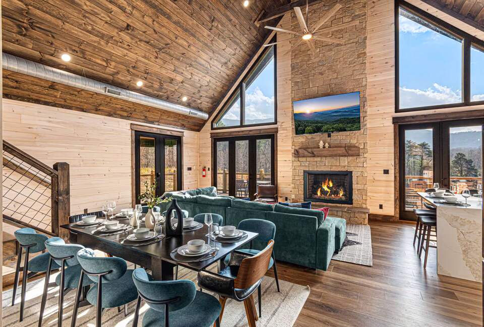 Luxury Group Cabin Near Pigeon Forge with Indoor Pool & Theater - Sevierville, Tennessee