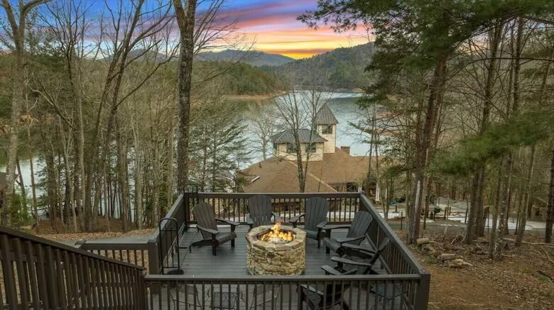 Where Lake Views Meet Fireside Nights in Blue Ridge - Blue Ridge, Georgia