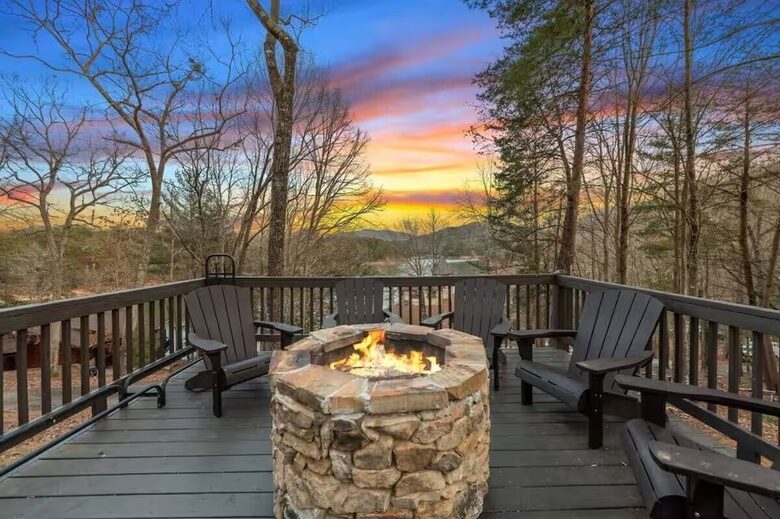 Where Lake Views Meet Fireside Nights in Blue Ridge - Blue Ridge, Georgia