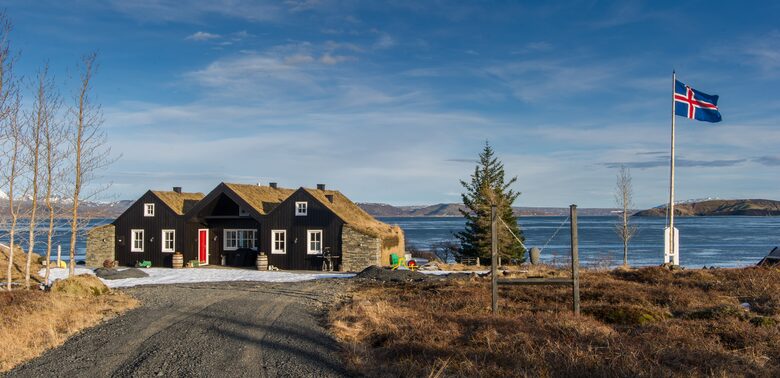 A Lakeside Tribute to Icelandic Heritage - Selfoss, Iceland