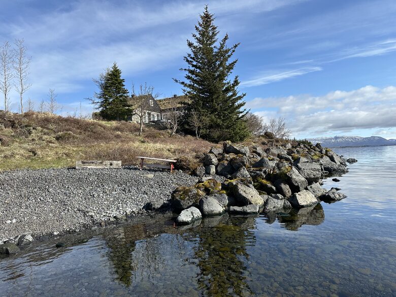 A Lakeside Tribute to Icelandic Heritage - Selfoss, Iceland