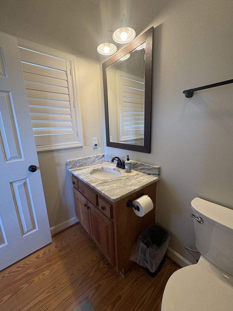 Main level bedroom 2 ensuite bath