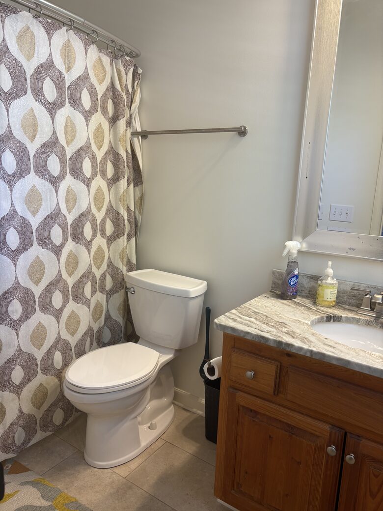 Main level bath for Bedroom 3