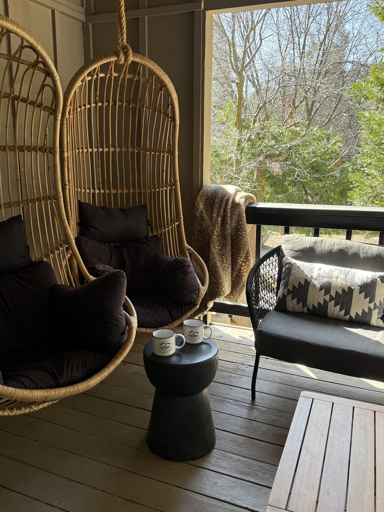Deck off kitchen / living room
