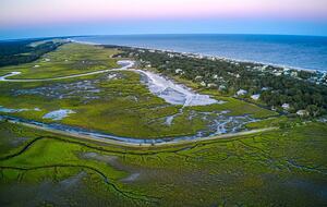 Aerial view of Edisto near our house