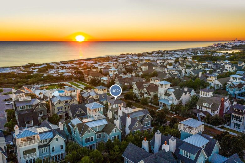 Gated 30A Escape with Lookout Tower & Beach Access - WaterSound, Florida