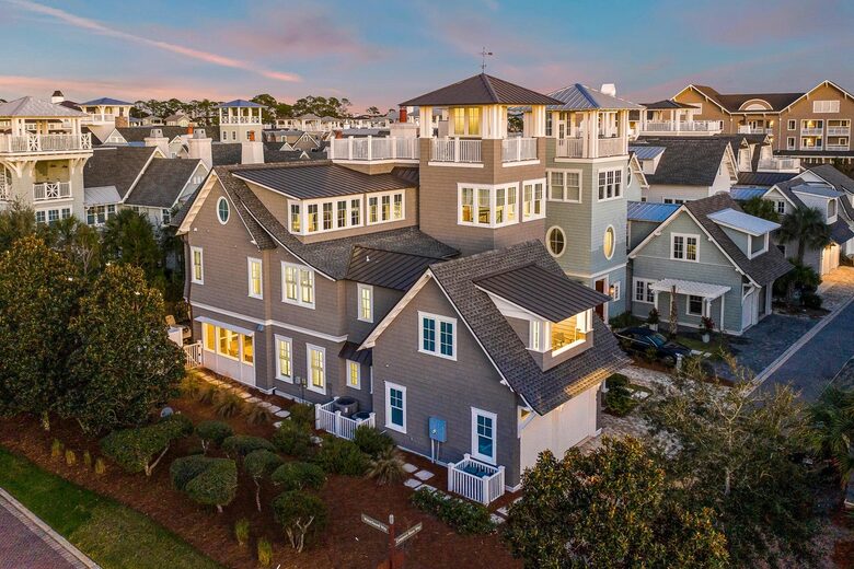 Gated 30A Escape with Lookout Tower & Beach Access - WaterSound, Florida