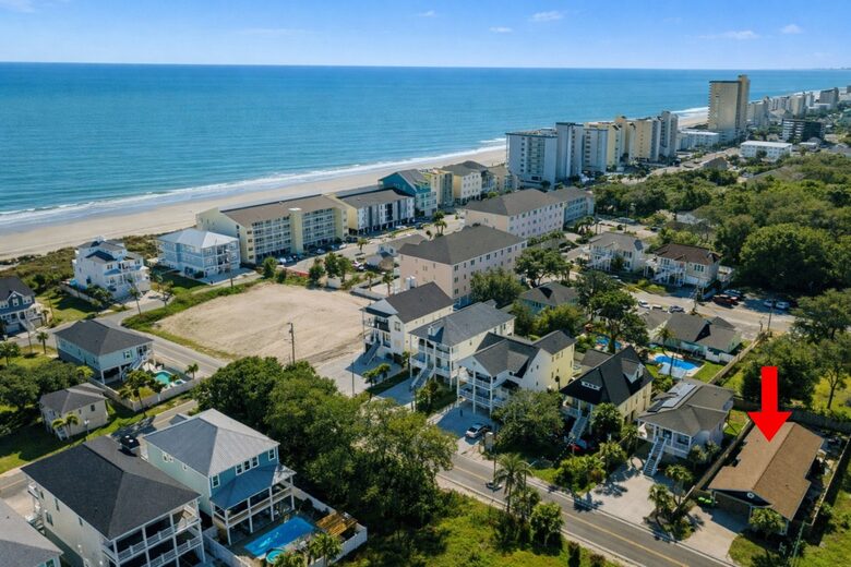 Home is 200 feet from the Atlantic Ocean