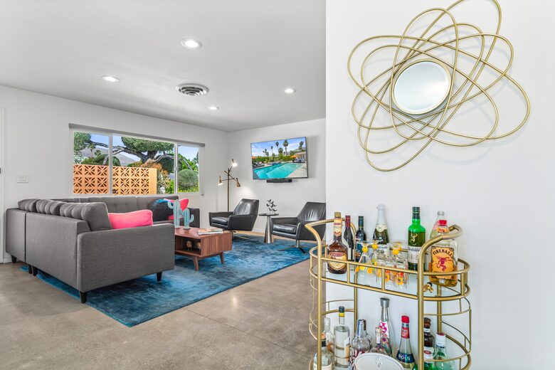 A Desert Modern Stay Centered Around Poolside Mountain Views - Palm Springs, California