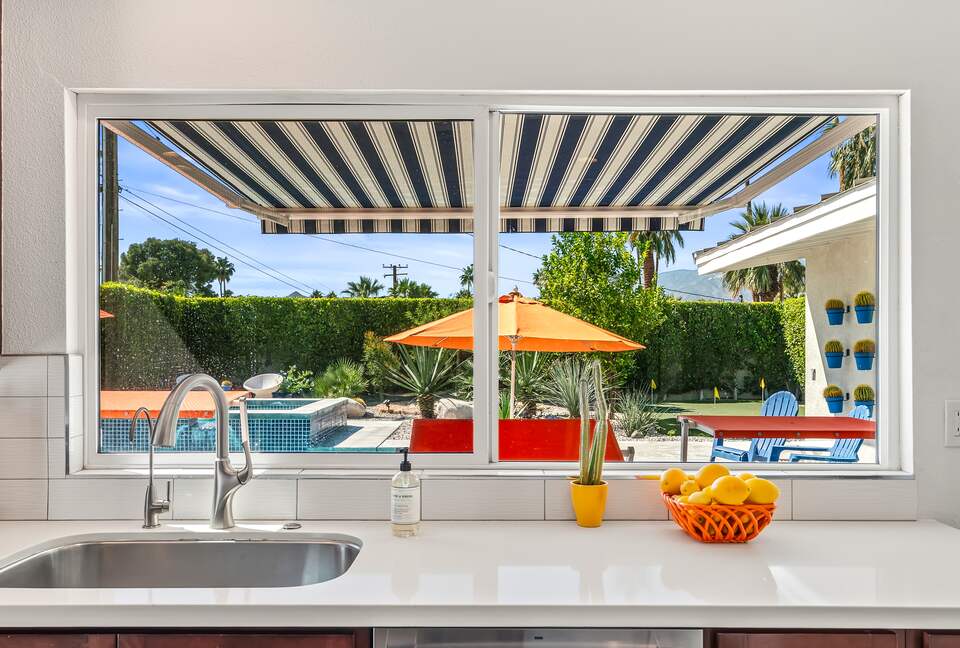 A Desert Modern Stay Centered Around Poolside Mountain Views - Palm Springs, California