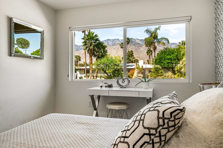 A Desert Modern Stay Centered Around Poolside Mountain Views - Palm Springs, California