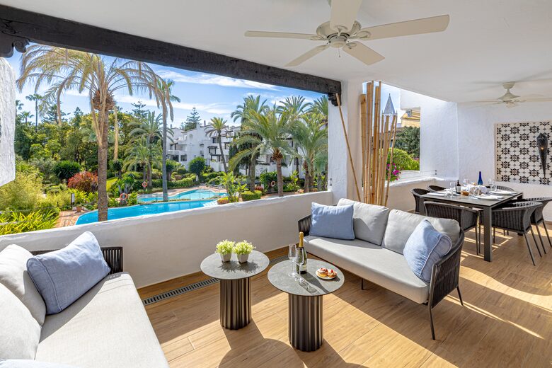 Sophisticated South-Facing Retreat in Puente Romano - Marbella, Spain