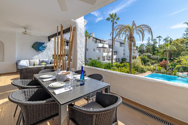 Sophisticated South-Facing Retreat in Puente Romano - Marbella, Spain