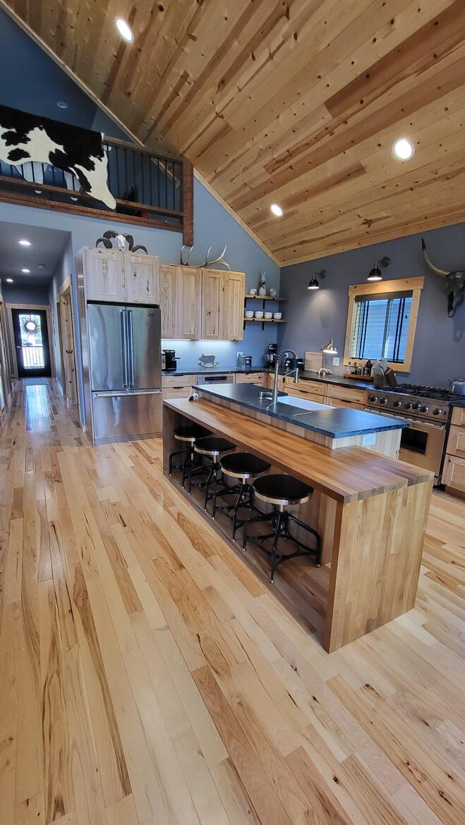 Fully stocked chef's kitchen