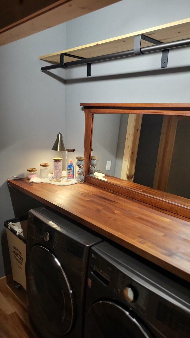 Stocked laundry facilities