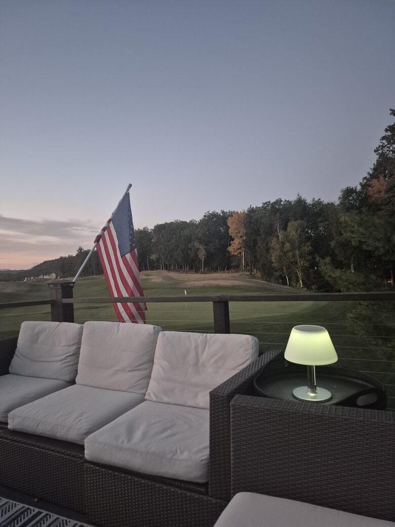 On the 18th Tee at Owl’s Nest | White Mountain Horizon - Campton, New Hampshire