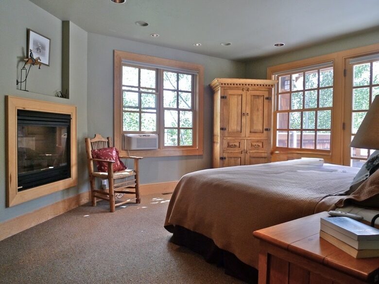 Second floor master bedroom with ensuite bath.