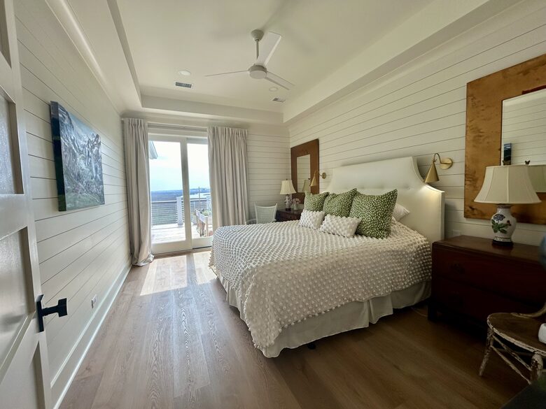 Primary King Suite with Deck Access