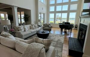 Grand Waterfront Estate with Pool, Dock & Panoramic Views - White Stone, Virginia