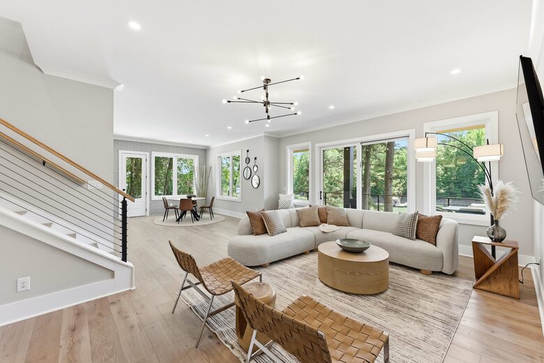 Lake Lanier Modern Lakefront | Private Dock & Fire Pit - Dawsonville, Georgia