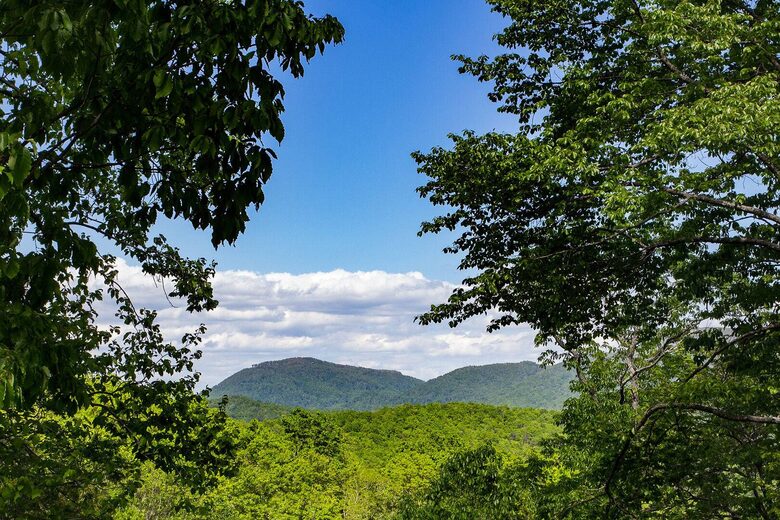 Mountain views from deck