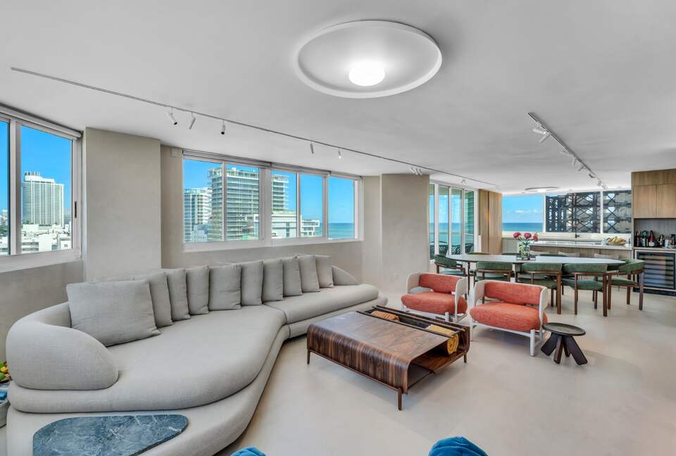 Designer Miami Beach Apartment with Skyline Views - Miami Beach, Florida