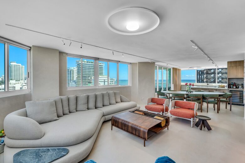 Designer Miami Beach Apartment with Skyline Views - Miami Beach, Florida