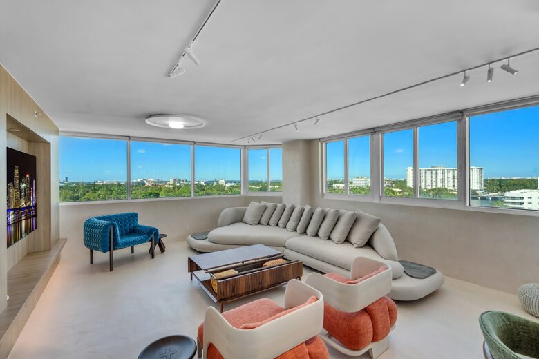 Designer Miami Beach Apartment with Skyline Views - Miami Beach, Florida
