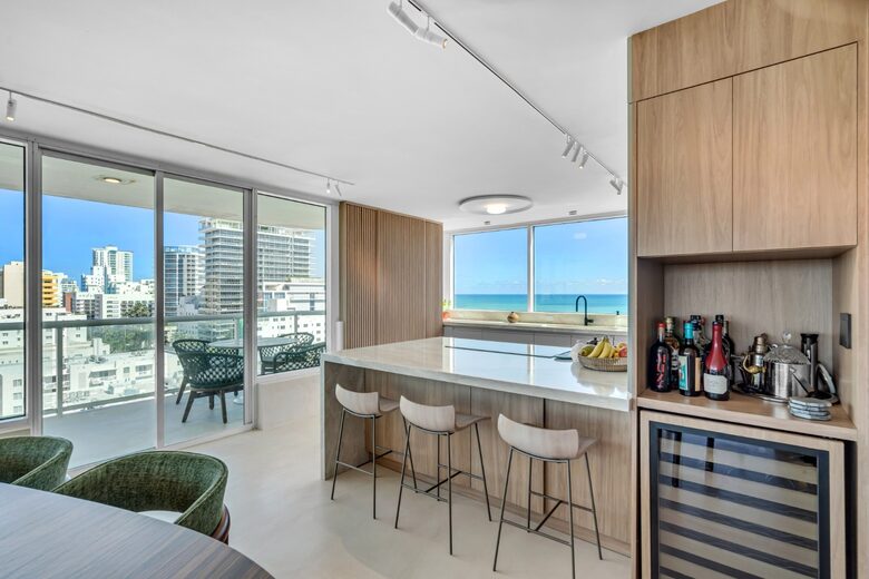 Designer Miami Beach Apartment with Skyline Views - Miami Beach, Florida