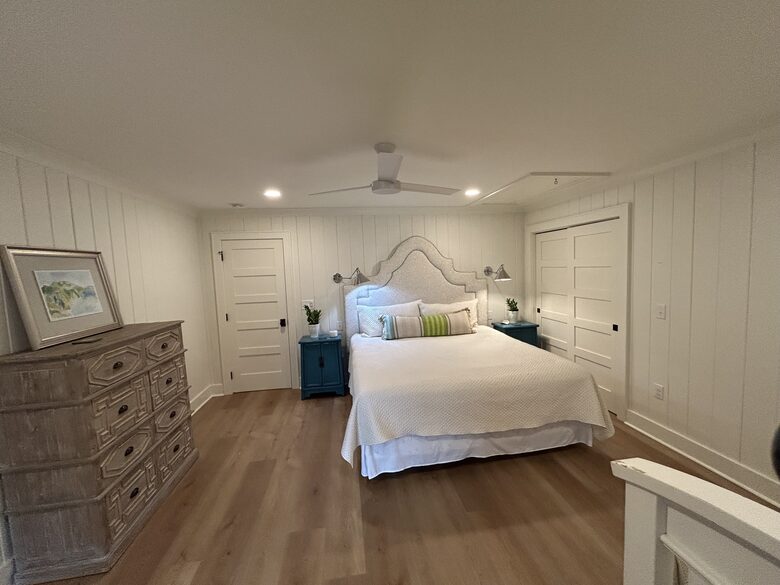 2nd Floor King Bedroom with Den Access & Water View