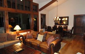 Massive windows in Great room overlooking Park City