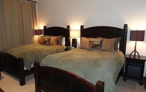 3rd bedroom 2 Queen beds and in-suite bathroom