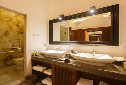 A Deluxe Room at Mosvold Villas