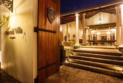 A Deluxe Room at Mosvold Villas