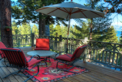 North Lake Tahoe Roost with private majestic view, hot tub and dock