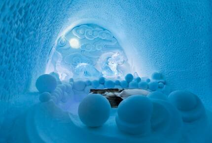 CURATED GLAMPING THE NIGHT AWAY - Ice Snowcastles & Reindeer, Sweden