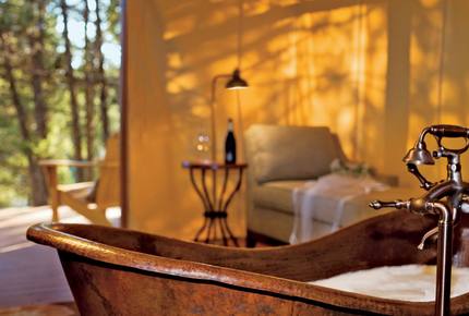 CURATED GLAMPING THE NIGHT AWAY - Montana Moonlight Tented Safari, Montana