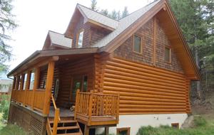 View from parking area