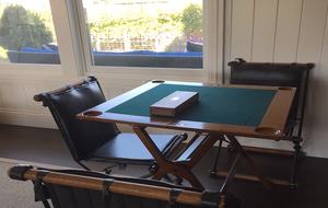 The early 20 century English game table. Dominoes anyone?