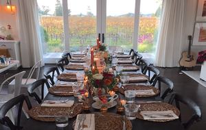 The dining table dressed for success!