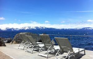 Beautiful private sandy beach.